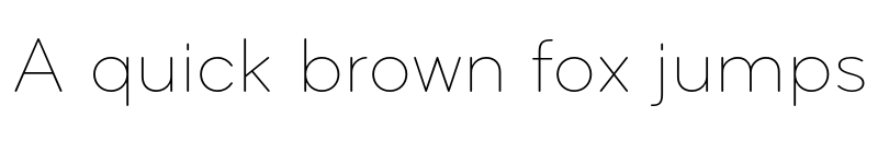 Preview of Bryant Light font