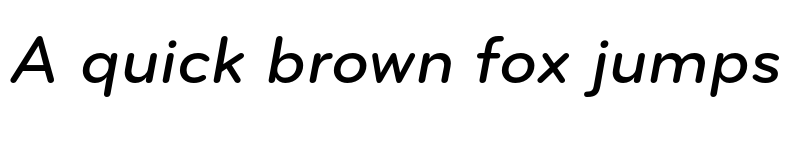 Preview of Bryant Medium Italic font