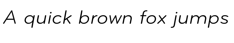 Preview of Bryant Regular Italic font