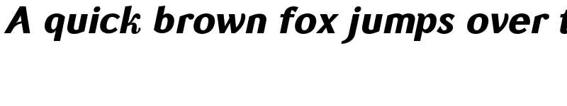 Preview of BSRU Pro Extra Bold Italic font