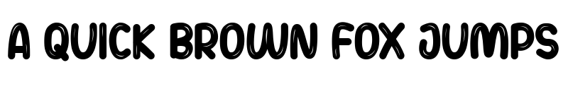 Preview of Bualons Regular font