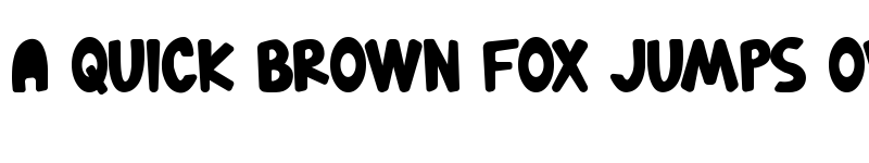 Preview of Bubasaur Regular font
