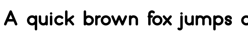 Preview of Bubbble Gum Black font