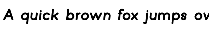 Preview of Bubbble Gum Italic Black font