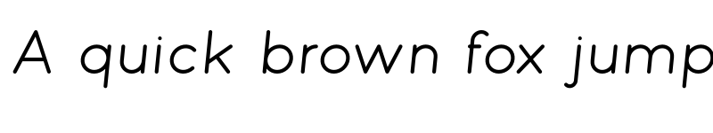 Preview of Bubbble Gum Italic font