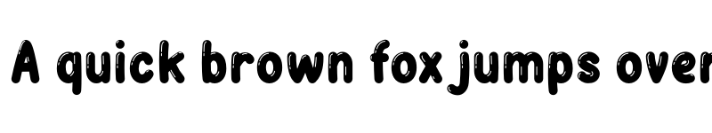 Preview of Bubble Bobble Regular font