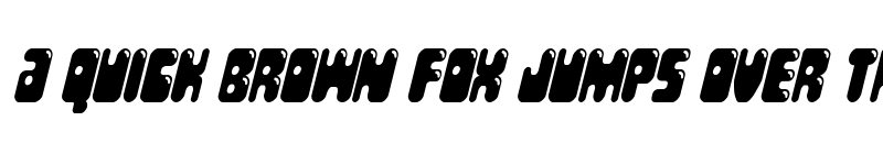 Preview of Bubble Butt Condensed Italic Condensed Italic font