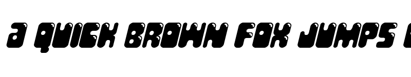 Preview of Bubble Butt Italic Italic font