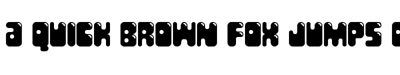 Preview of Bubble Butt Regular font