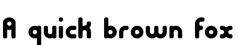 Preview of Bubble Club Regular font