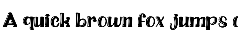 Preview of Bubble Jelly Shadow Regular font