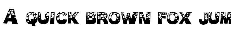 Preview of Bubble Man Regular font