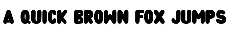 Preview of Bubble Water Regular font