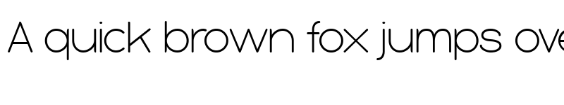 Preview of Bubbleboddy ExtraLight font