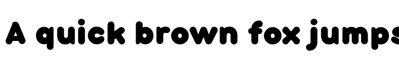 Preview of Bubbleboddy Neue Trial ExtraBold font
