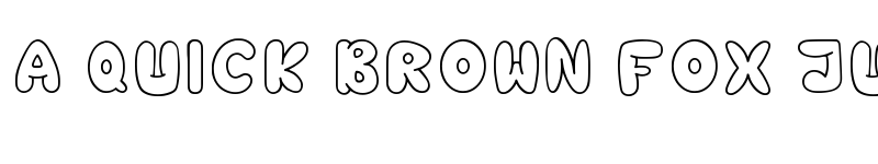 Preview of Bubbledupp Regular font