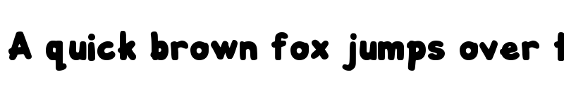 Preview of Bubblee Kids Regular font