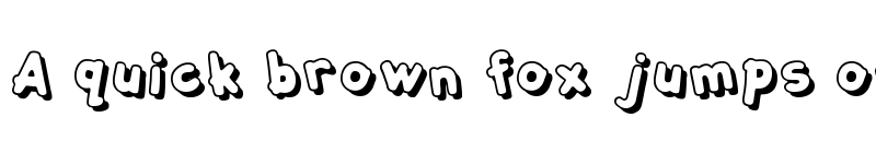 Preview of Bubblee Kids Shadow Random Regular font