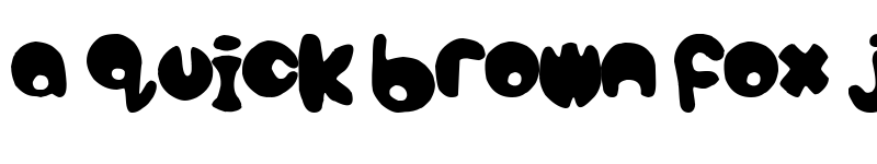 Preview of bubbletea Regular font