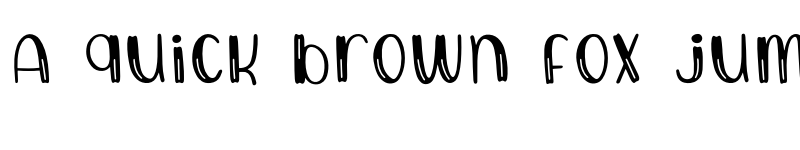 Preview of Bubbly Regular font