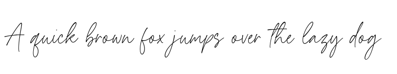 Preview of Buenos Signature Regular font