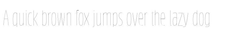 Preview of Bufalino Hairline font