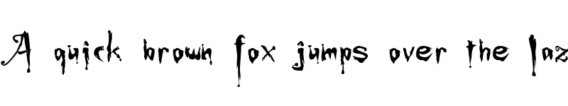 Preview of Buffied Regular font