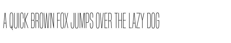 Preview of Built Titling ExtraLight font