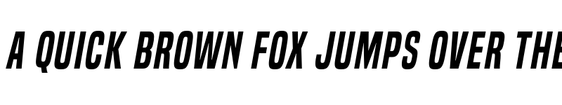 Preview of Built Titling SemiBold Italic font