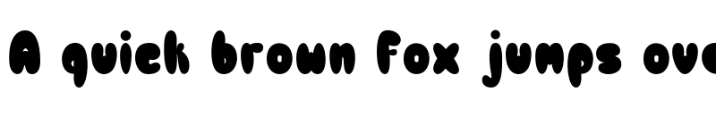 Preview of Bulb Regular font