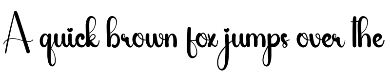 Preview of Bulbous Regular font