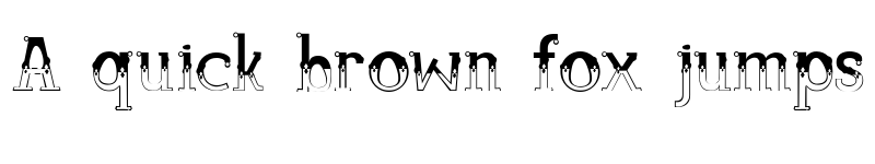 Preview of Bule Regular font