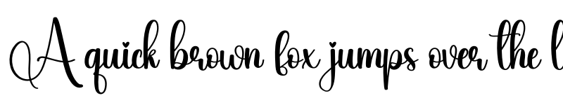 Preview of Bulky Regular font