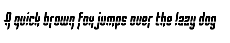 Preview of Bullet Rain Regular font