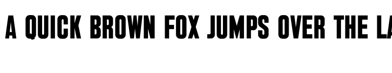 Preview of Bulletin Gothic Regular font