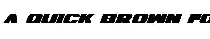 Preview of Bummer Laser Italic Laser Italic font