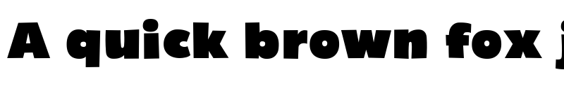 Preview of Bumpo Regular font