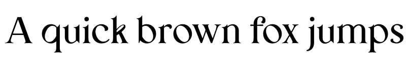 Preview of Bunga Zivilia Regular font