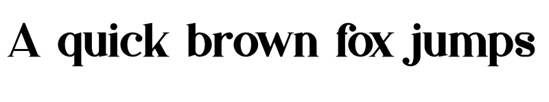 Preview of Bungalow Regular font