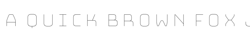 Preview of Bungee Hairline Regular font