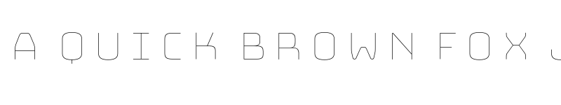 Preview of Bungee Hairline font