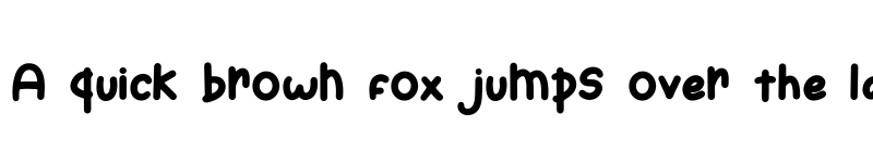 Preview of Bunny Hopper Regular font