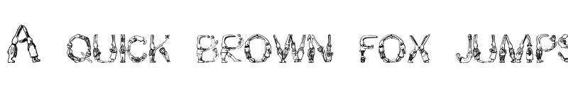 Preview of Bunny Rabbits Regular font