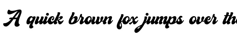 Preview of Buntank Regular font