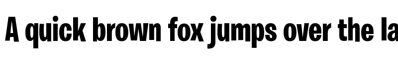Preview of Burbank Big Condensed Bold font