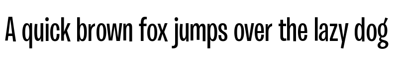 Preview of Burbank Big Condensed Medium font