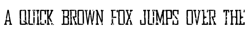 Preview of Bureau Distressed font