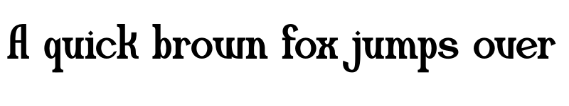 Preview of Burkhan Regular font