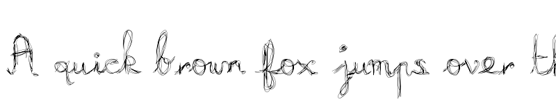 Preview of Burning Light font