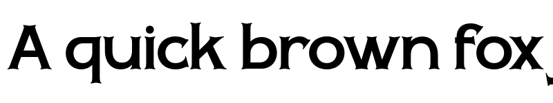 Preview of BUROEK Trial Regular font
